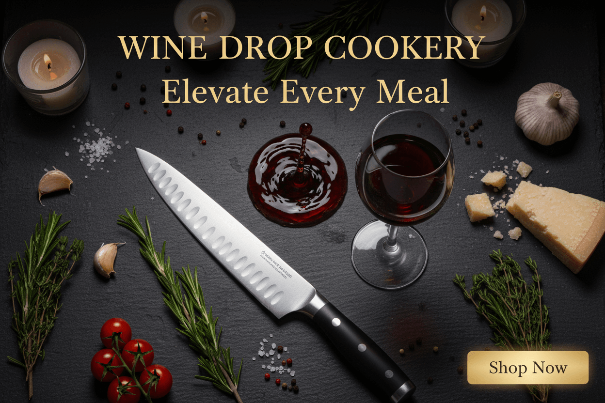 Affordable Chef Knives and Gourmet Gifts for Home Cooks - Wine Drop Cookery LLC