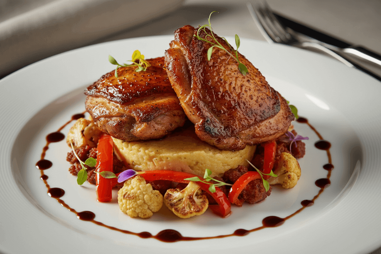 Ancho Chili Chicken Thighs A Masterclass in Layered Flavor - Wine Drop Cookery LLC