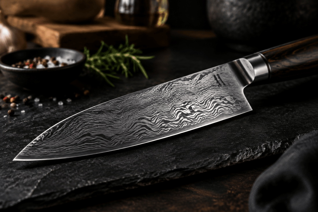Damascus Steel's Pattern Doesn't Make the Edge Sharper