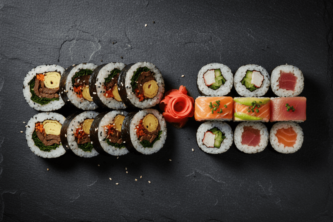 Kimbap vs sushi: the real difference