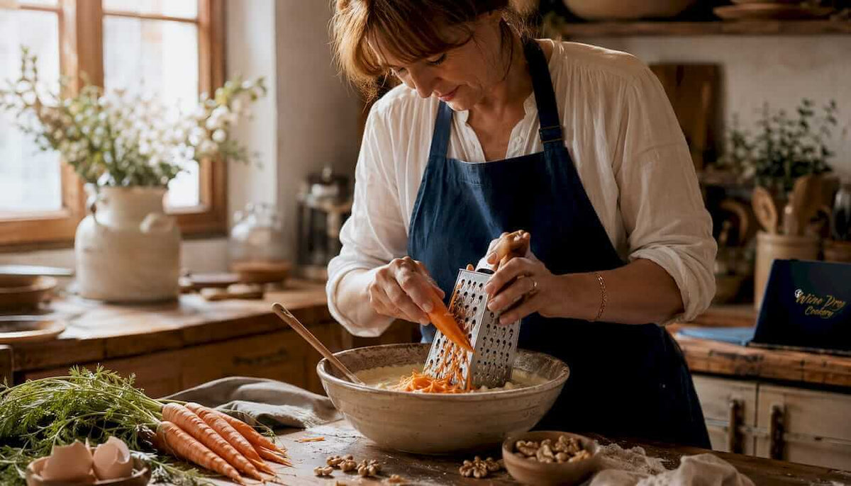 The Best Carrot Cake Recipe for Home Bakers - Wine Drop Cookery LLC