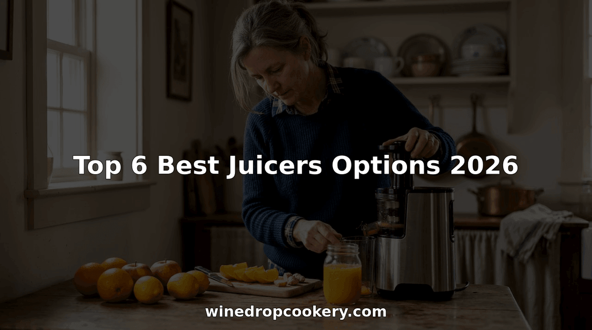 Top 6 Best Juicers Options 2026 - Wine Drop Cookery LLC