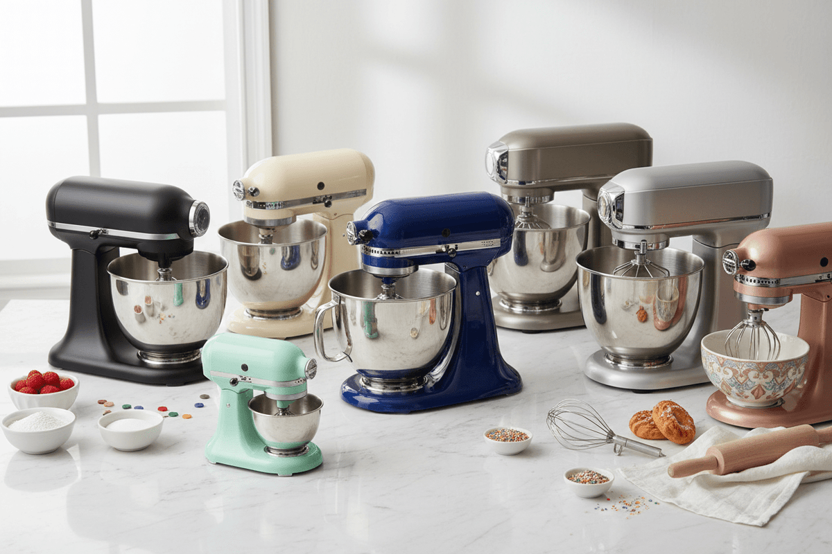 Essential Stand Food Mixers - Wine Drop Cookery LLC