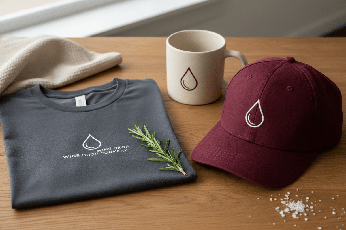 Wine Drop Cookery Merch Collection - Wine Drop Cookery LLC