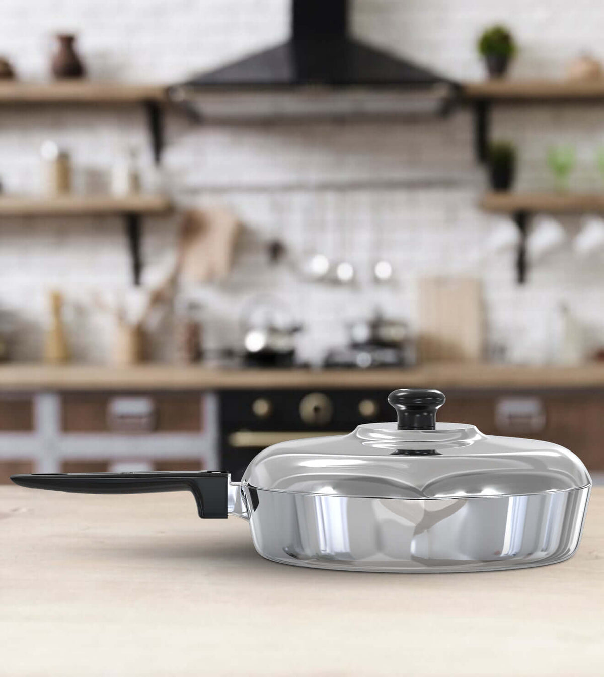 10 Inch Sauté Pan with Lid Set - Wine Drop Cookery LLC
