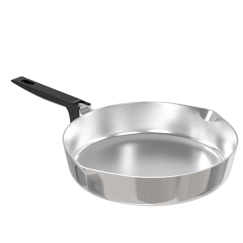 10 Inch Sauté Pan with Lid Set - Wine Drop Cookery LLC