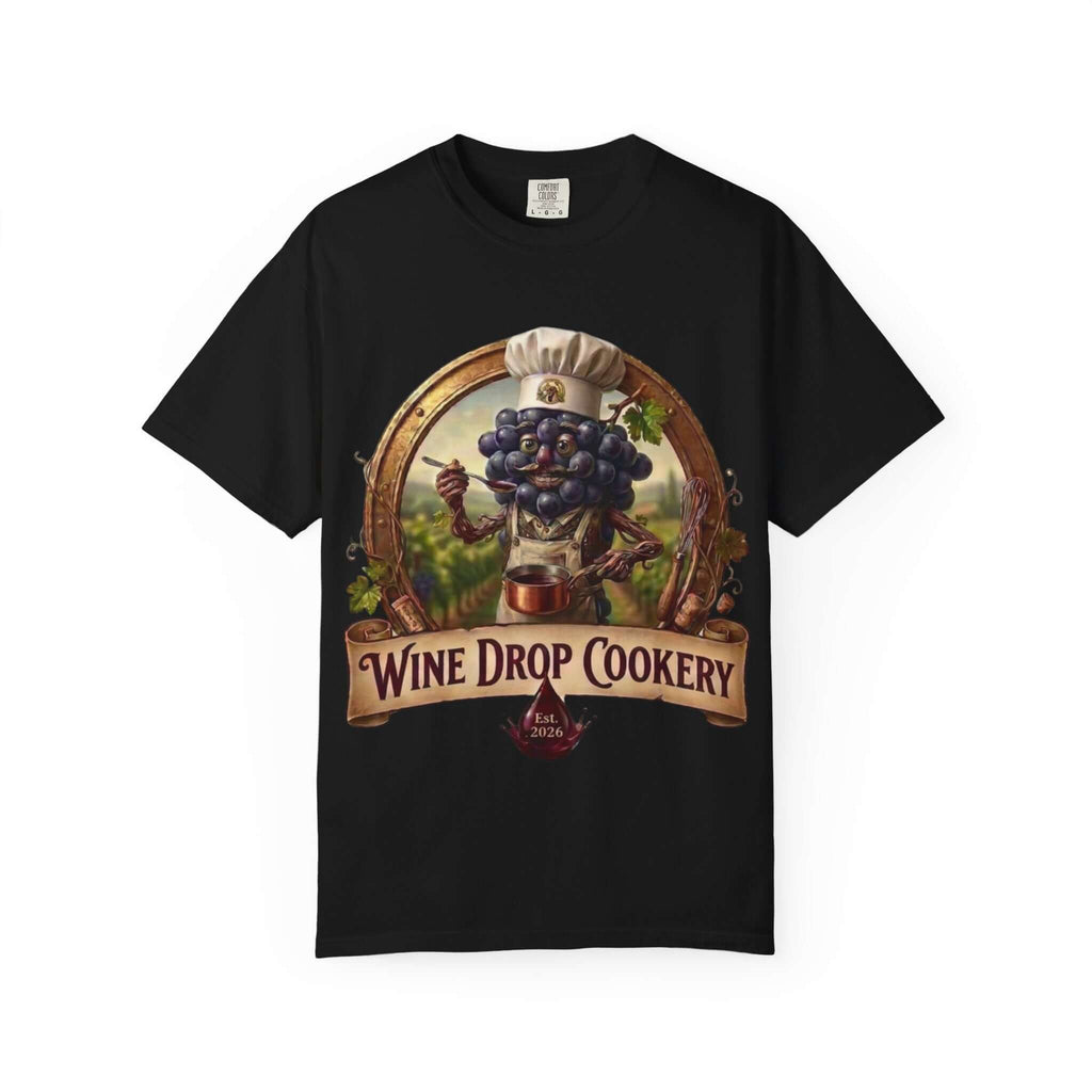 Styling Chef D'Grape culinary shirt in cotton, front view