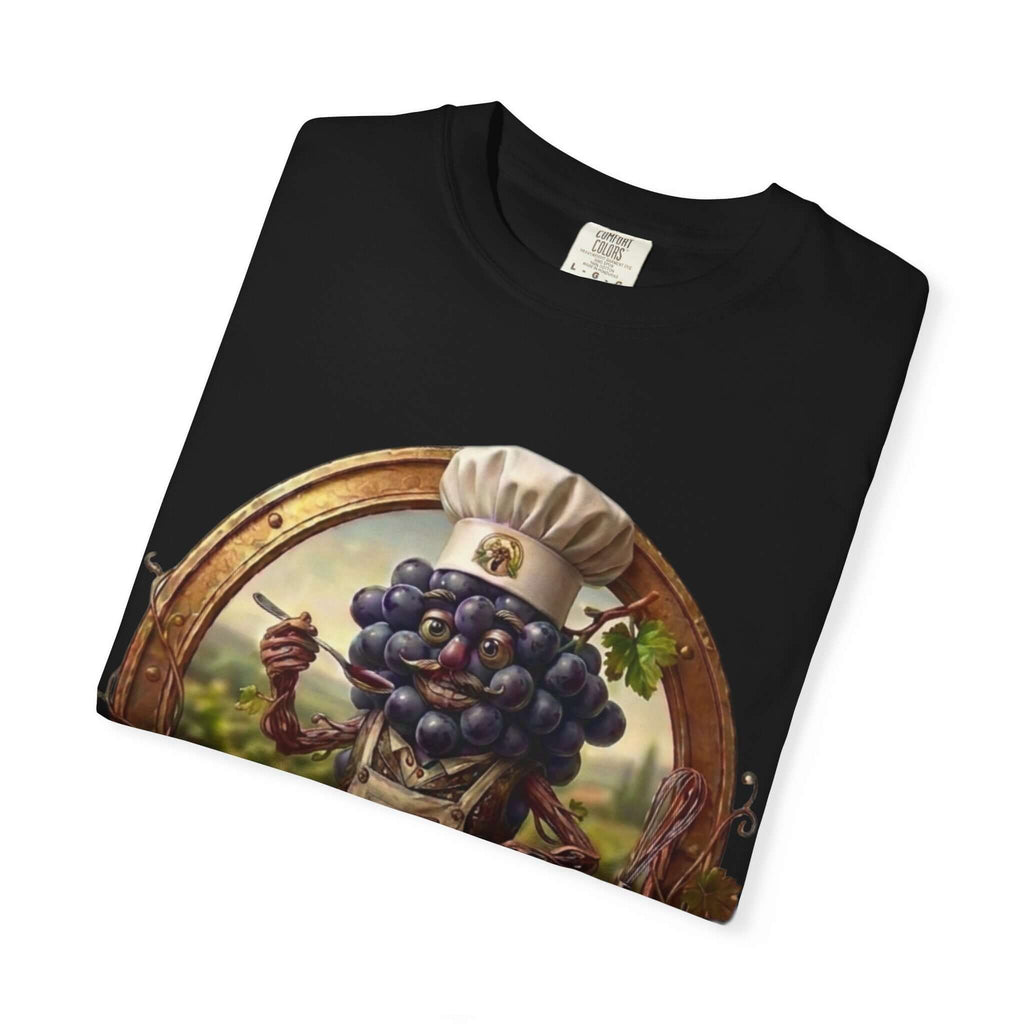 Styling Chef D'Grape culinary shirt, relaxed fit detail