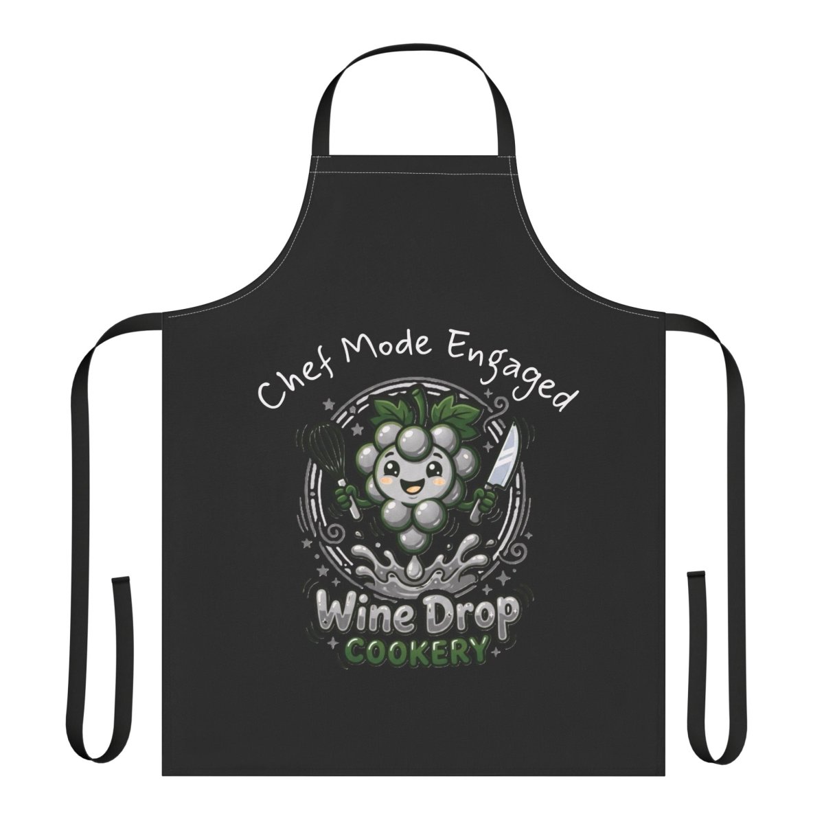 Wine Drop Cookery Chef Mode Engaged Apron