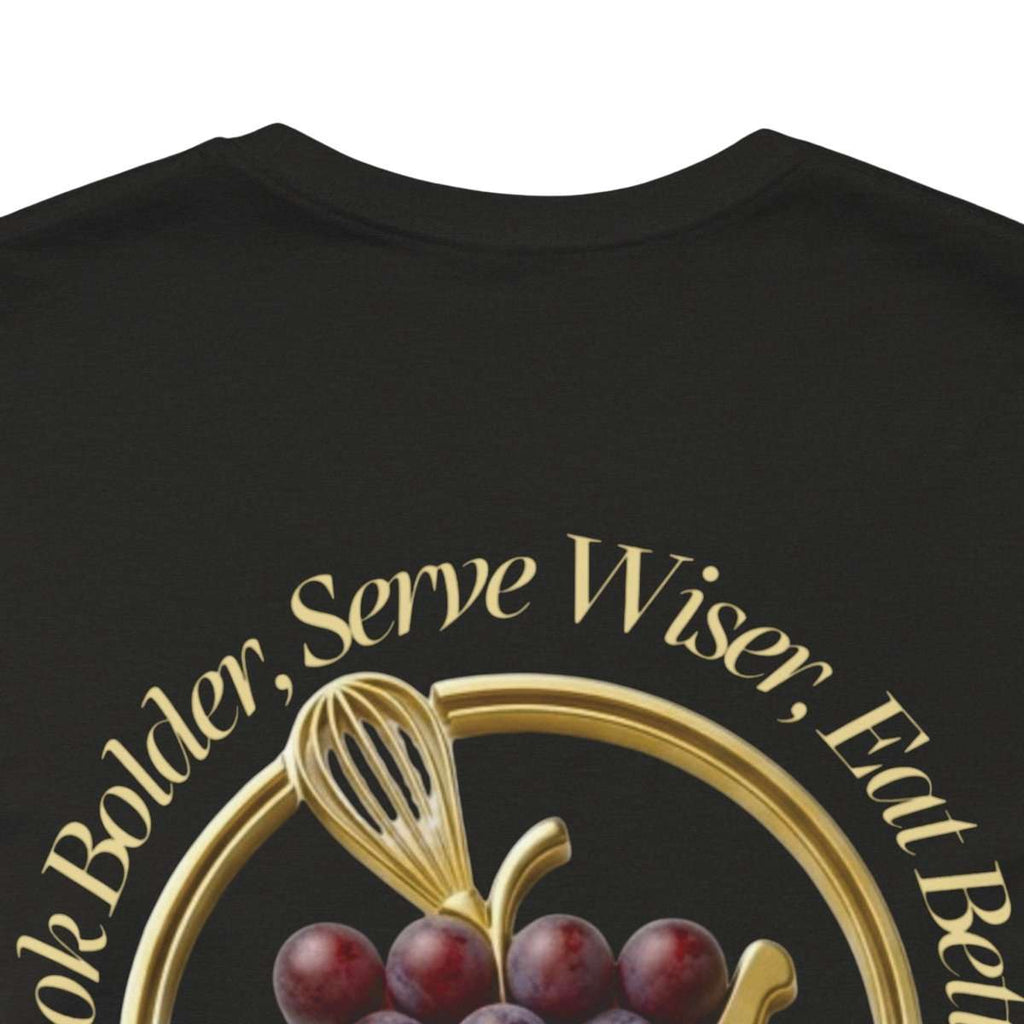 Wine Drop Cookery Grape and Wine Logo T-Shirt