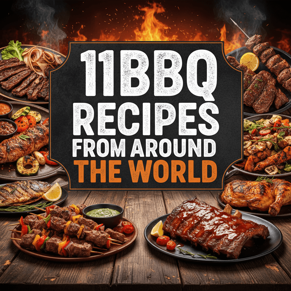 11 BBQ Recipes from Around the World - Digital Download Only