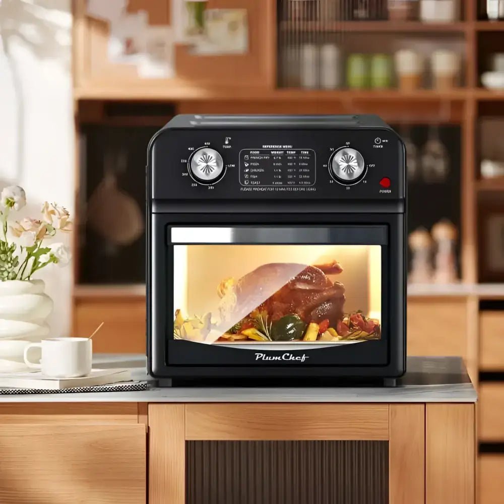 12 Liter Air Fryer with Dual Knob Control - Wine Drop Cookery LLC