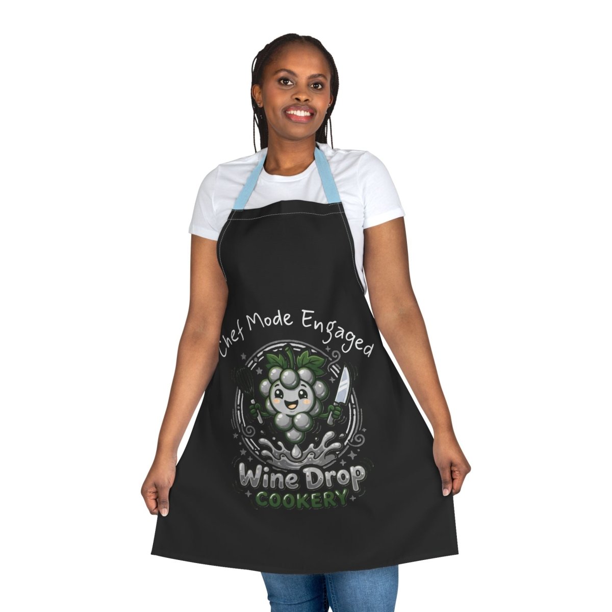 Wine Drop Cookery Chef Mode Engaged Apron
