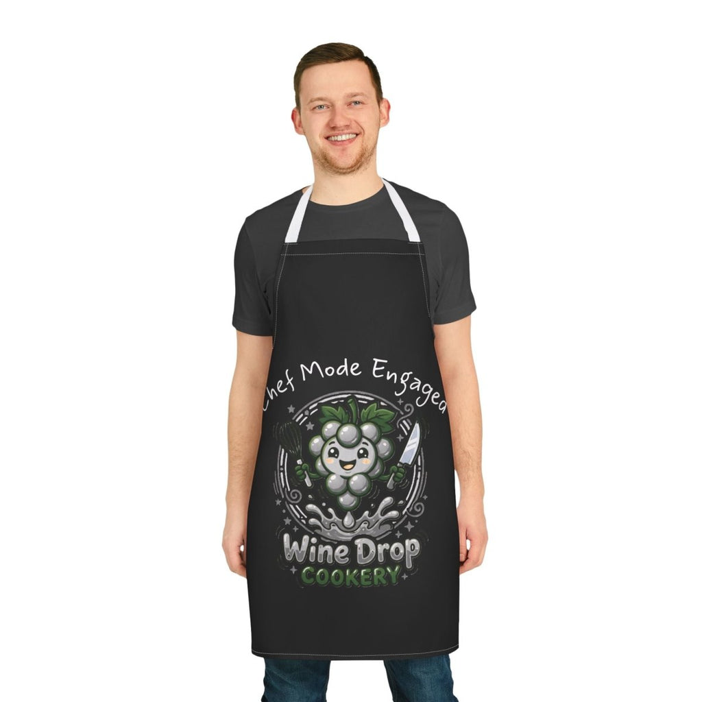 Wine Drop Cookery Chef Mode Engaged Apron