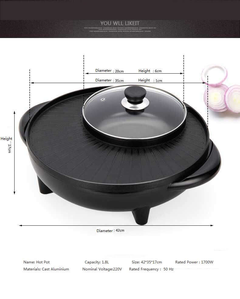 The Communal Multifunctional Pot Electric Grill 4