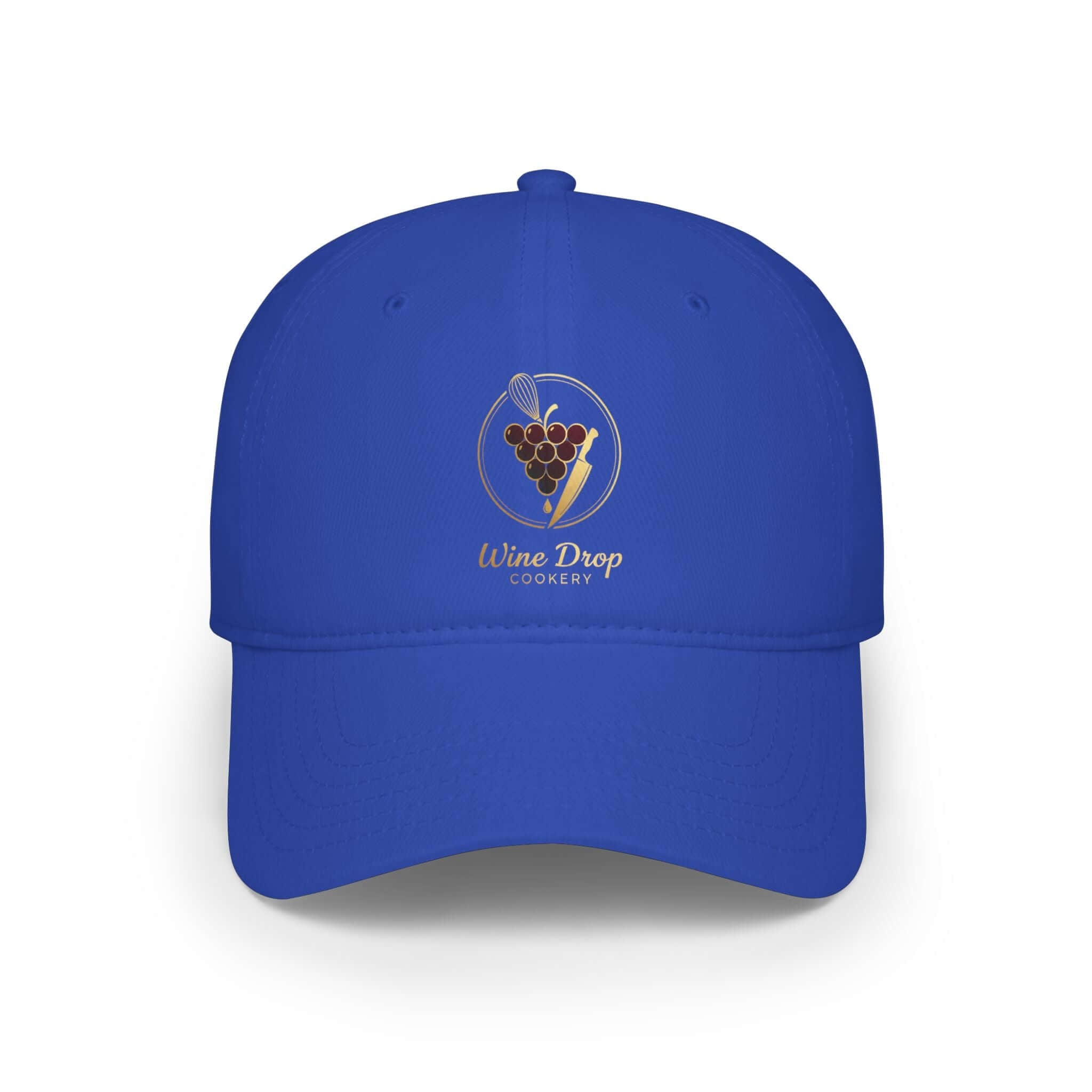 Wine Drop Cookery Logo Baseball Cap - Wine Drop Cookery