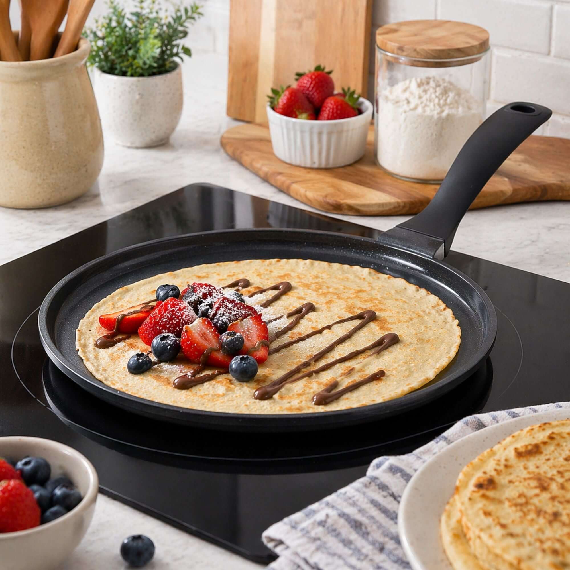 Ceramic Nonstick Crepe & Egg Pan, 11"