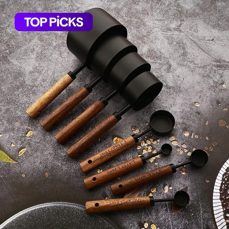 Stainless Steel Measuring Cup & Spoon Set