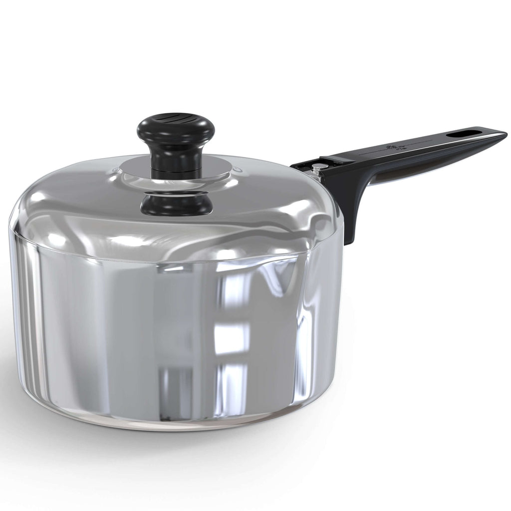 2 Quart Sauce Pan with Lid Set - Wine Drop Cookery LLC