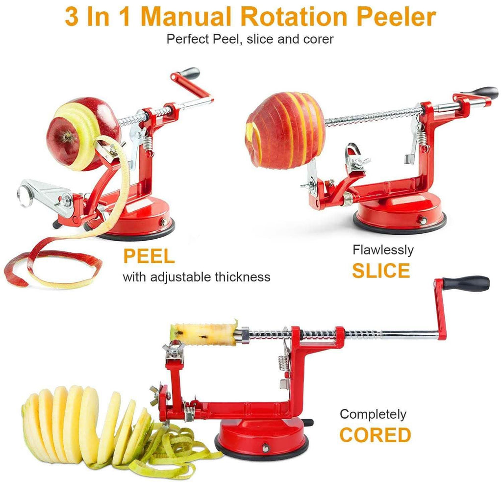 3-in-1 Apple Peeler, Corer and Slicer