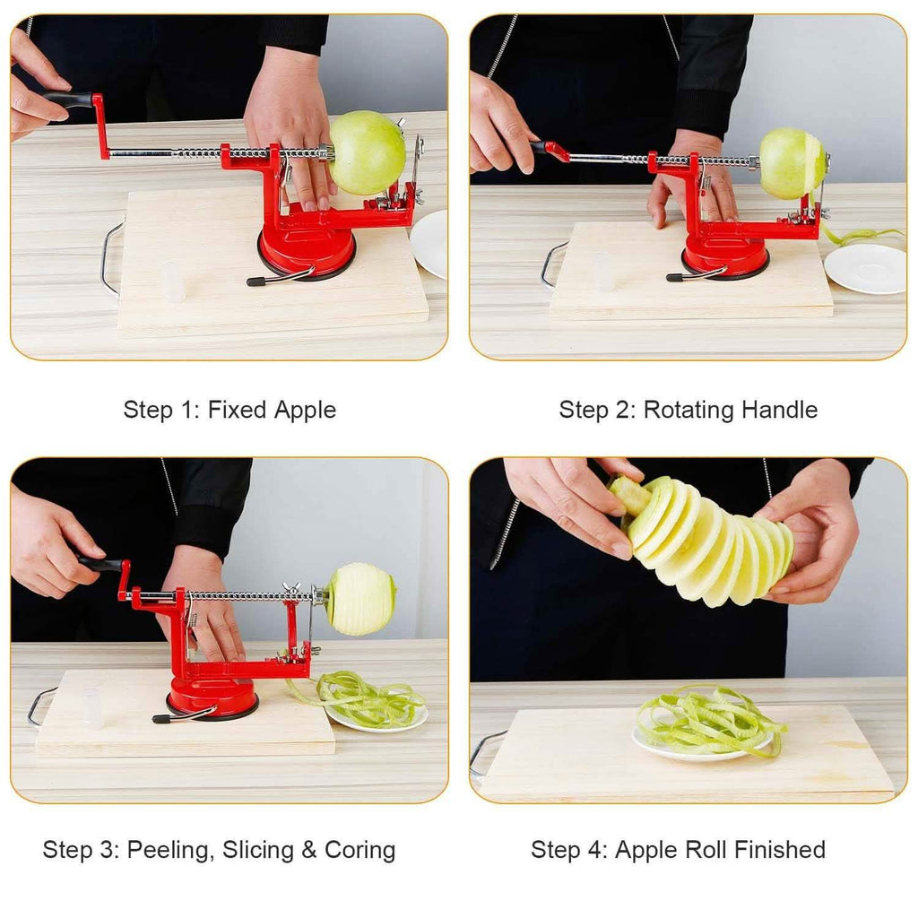 3-in-1 Apple Peeler, Corer and Slicer