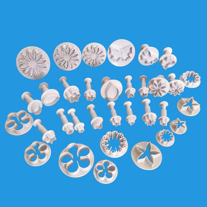 Fondant and Cookie Cutter Set, 33 Pieces