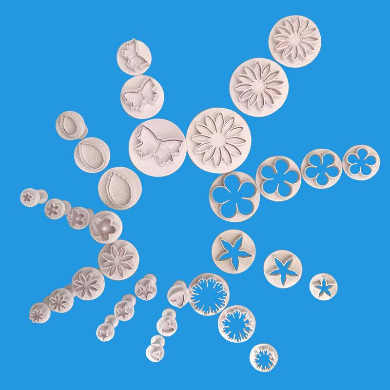 Fondant and Cookie Cutter Set, 33 Pieces