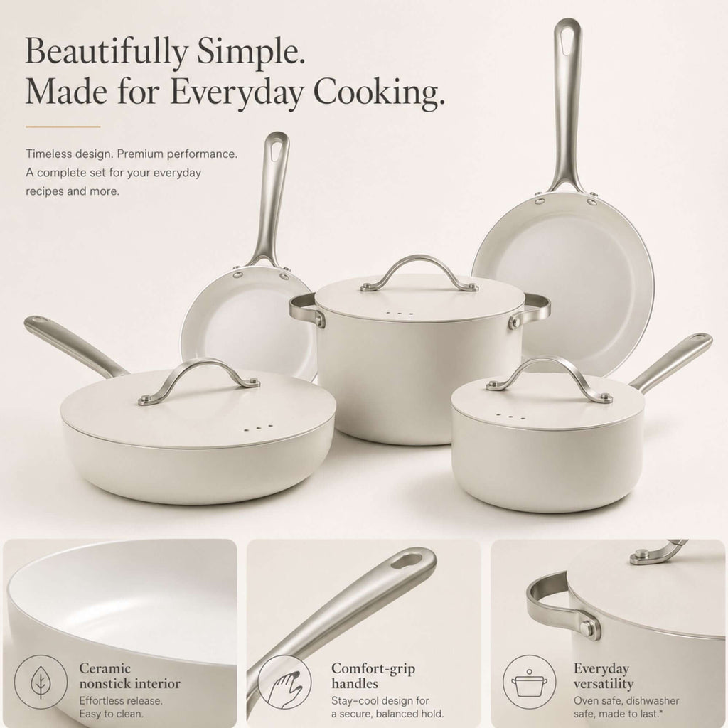 Ceramic Nonstick 8-Piece Set