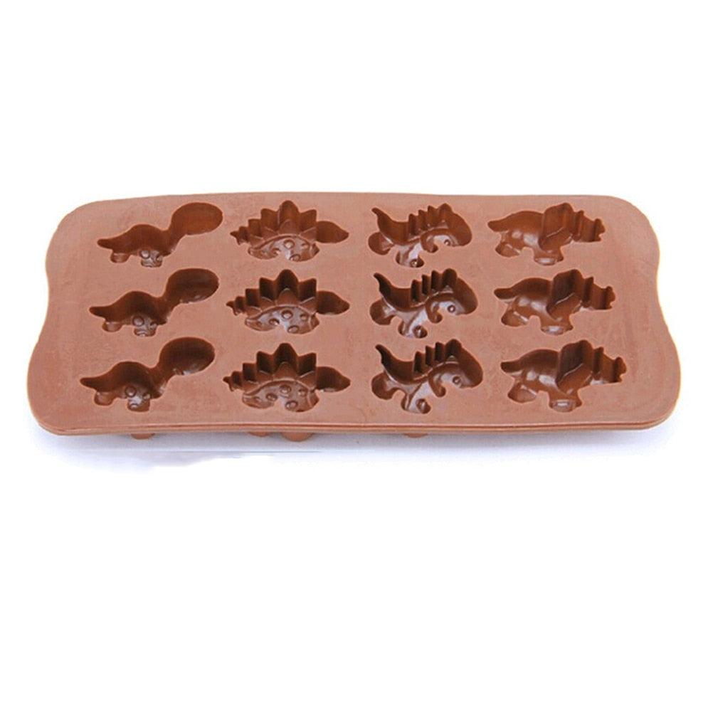 3D Dinosaur Silicone Chocolate and Fondant Mold - Wine Drop Cookery LLC