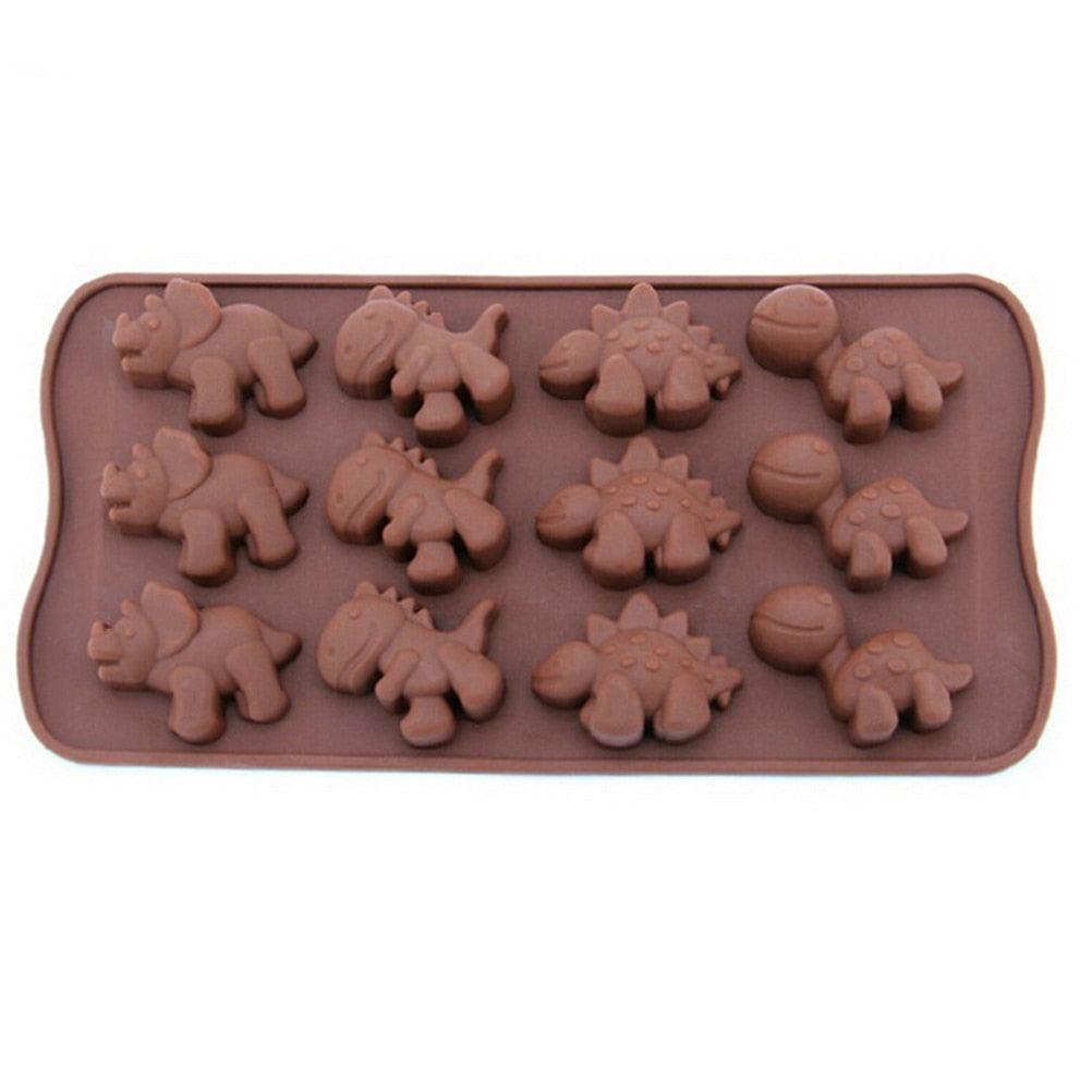 3D Dinosaur Silicone Chocolate and Fondant Mold