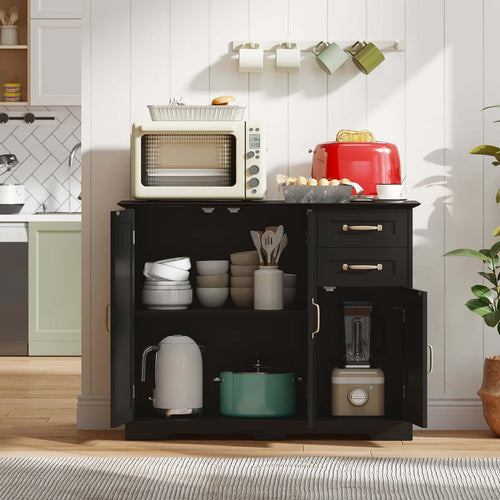 40 Inch Modern Kitchen Sideboard Buffet Cabinet