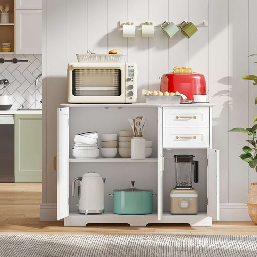 40 Inch Modern Kitchen Sideboard Buffet Cabinet
