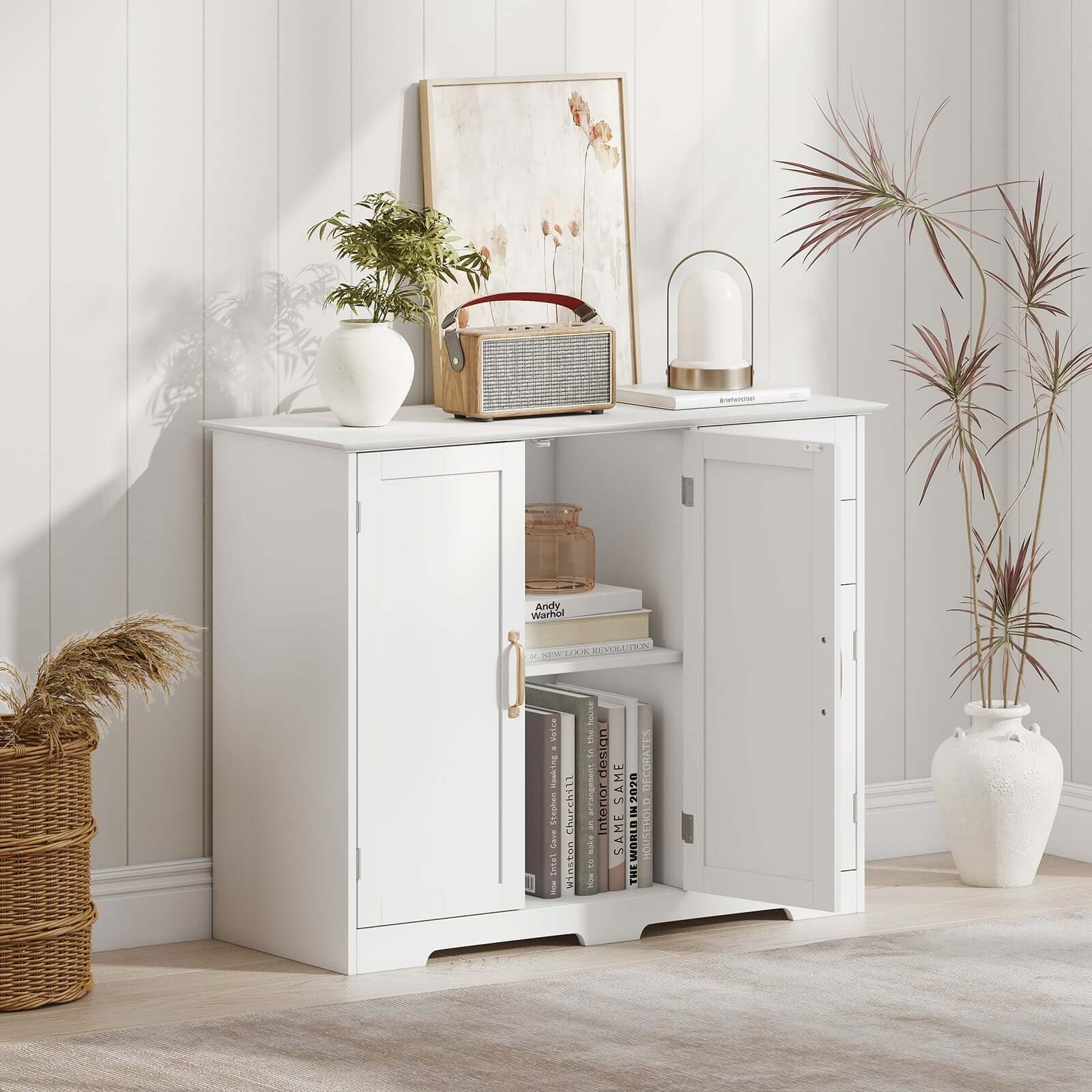 40 Inch Modern Kitchen Sideboard Buffet Cabinet