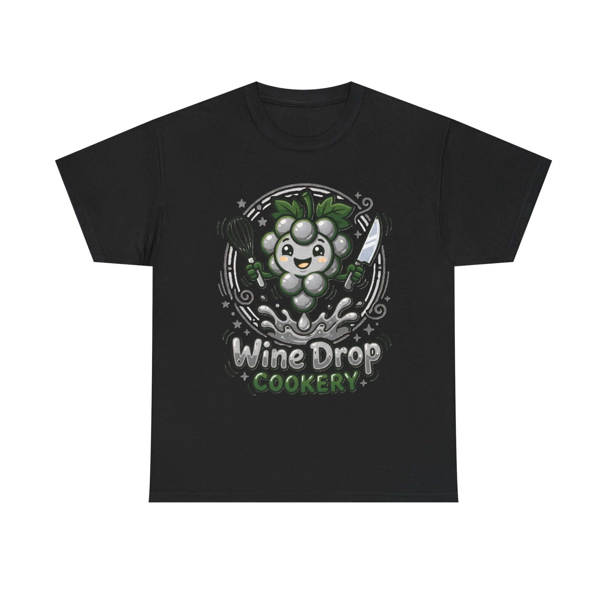 Wine Drop Cookery Chef D'Grape shirt with the grape chef graphic