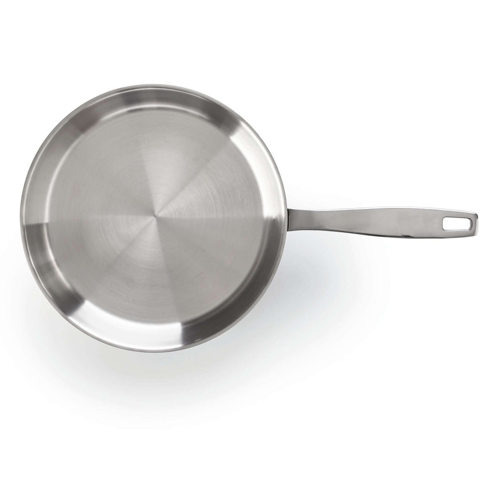 5-Ply Stainless Steel Frying Pan - Wine Drop Cookery LLC