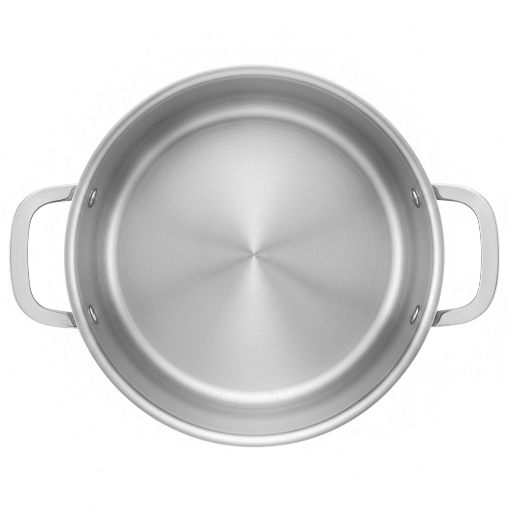 5-Ply Stainless Stock Pot with Lid, 7-Qt - Wine Drop Cookery LLC