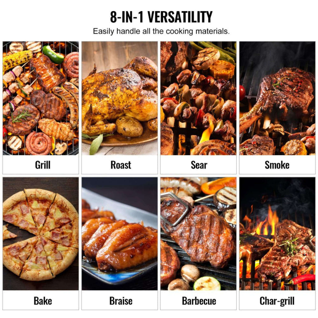 53-Inch Heavy-Duty Portable Pellet BBQ Grill - Wine Drop Cookery LLC