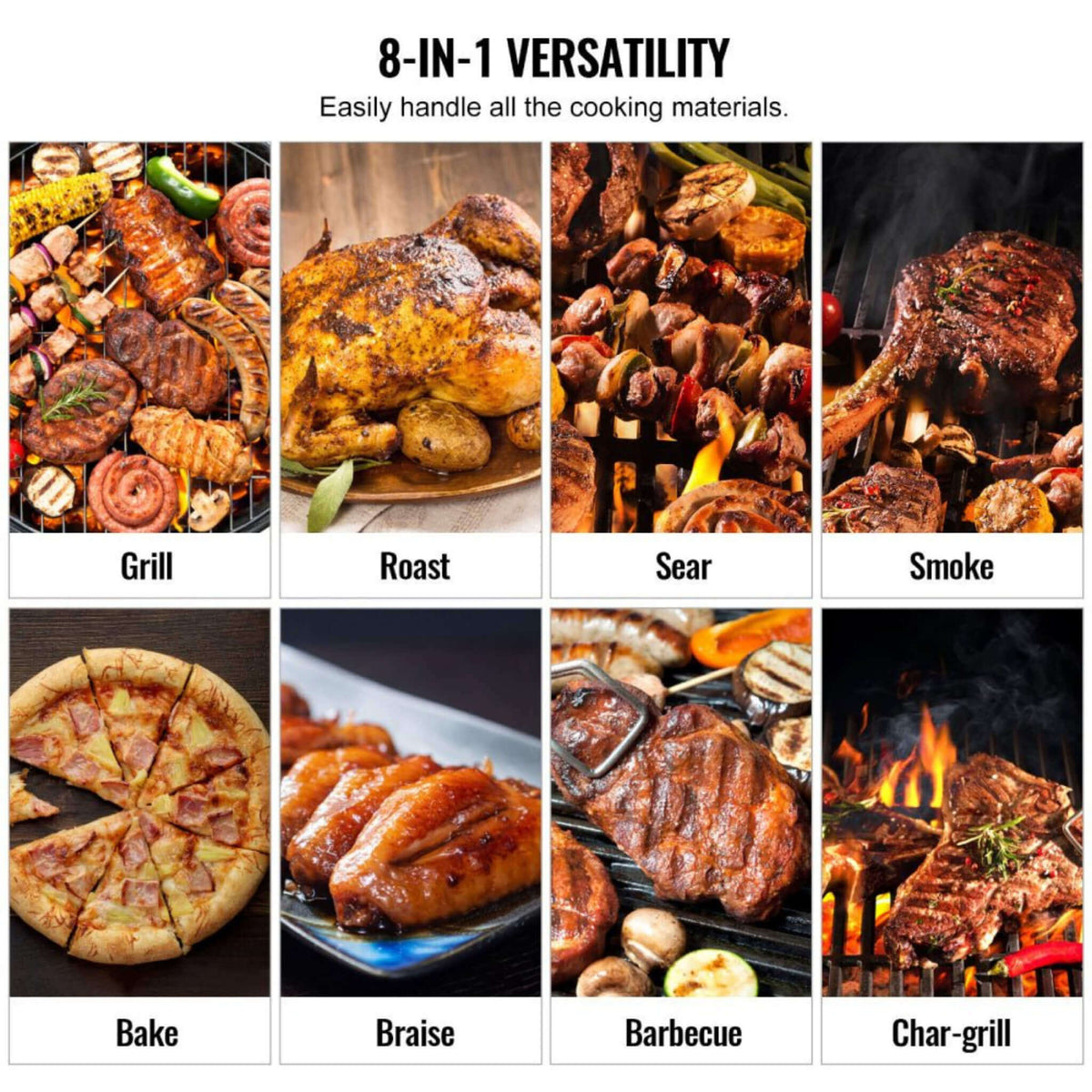 53-Inch Heavy-Duty Portable Pellet BBQ Grill - Wine Drop Cookery LLC