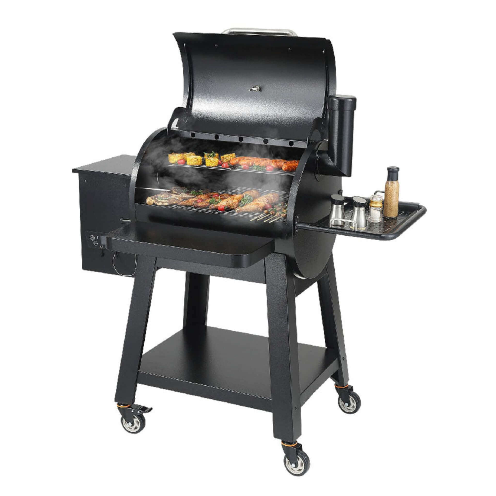 53-Inch Heavy-Duty Portable Pellet BBQ Grill