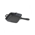 8-inch square enameled cast iron grill pan