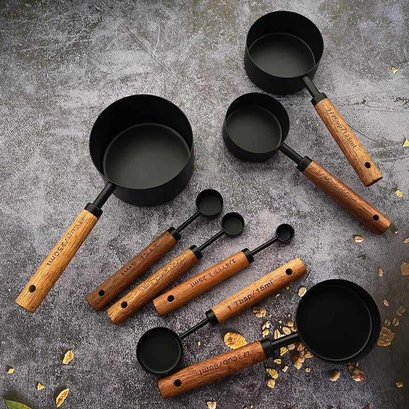 Stainless Steel Measuring Cup & Spoon Set