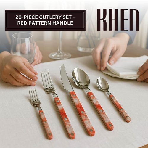  20-Piece Cutlery Set with Assorted Utensils