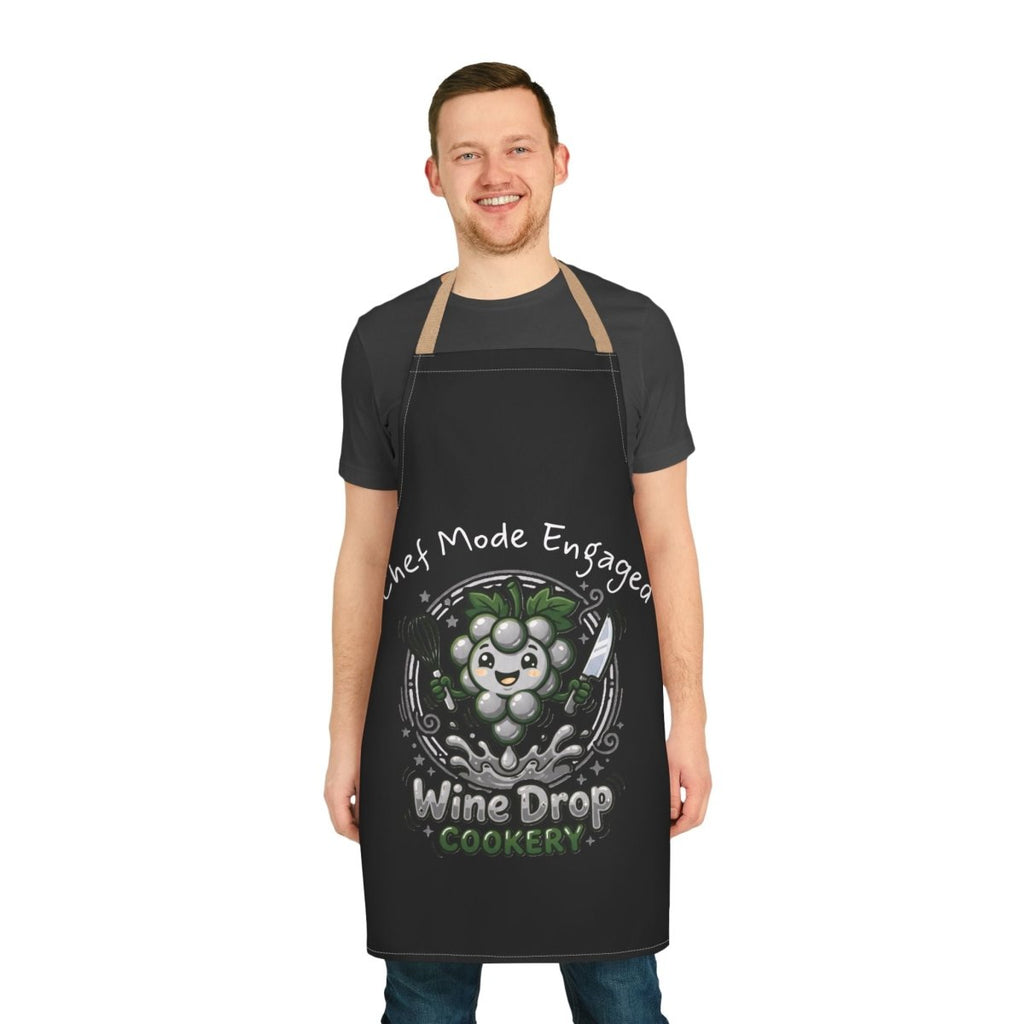 Wine Drop Cookery Chef Mode Engaged Apron