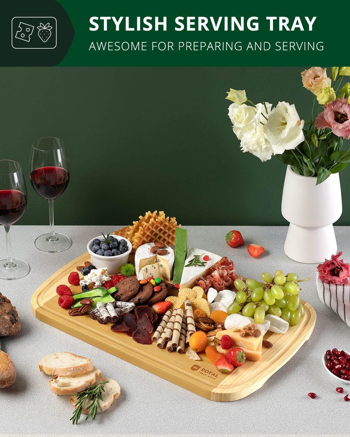 Cutting Board Two-tone XL 18 x12