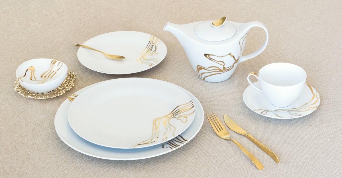 Fiume D'Oro 11-piece Tea Set - Service for 4