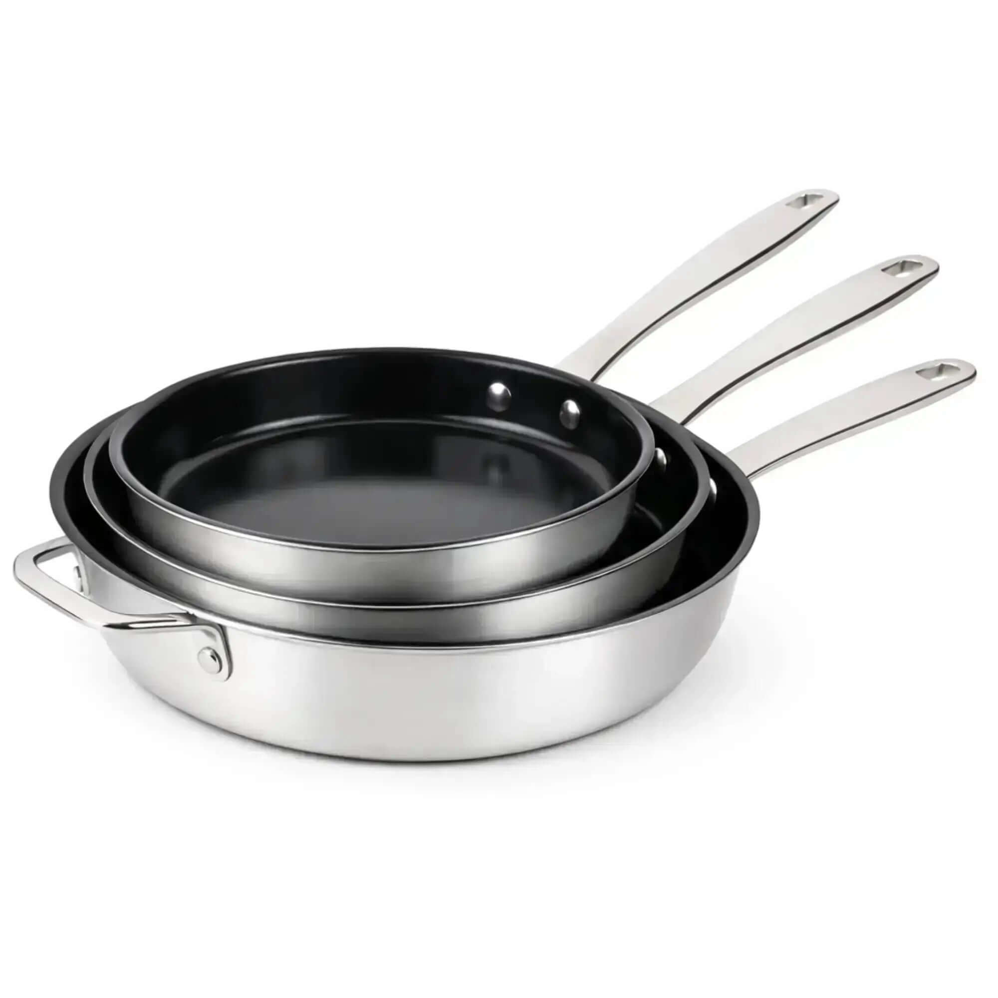 5-Ply Nonstick Stainless Steel Frying Pan
