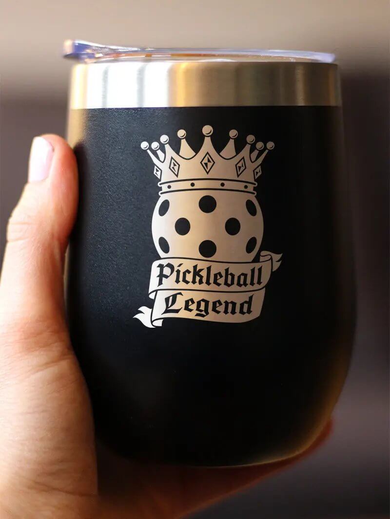 Pickleball Legend Wine Tumbler 