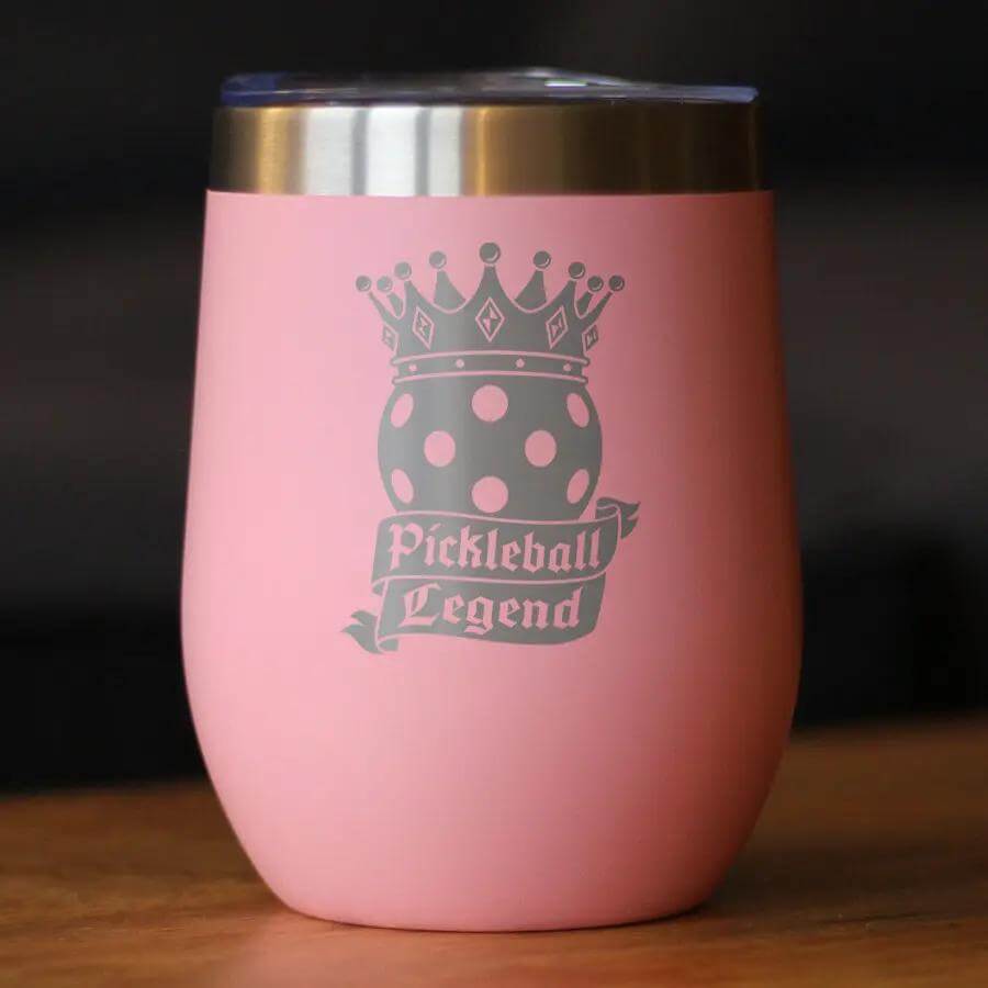 Pickleball Legend Wine Tumbler 