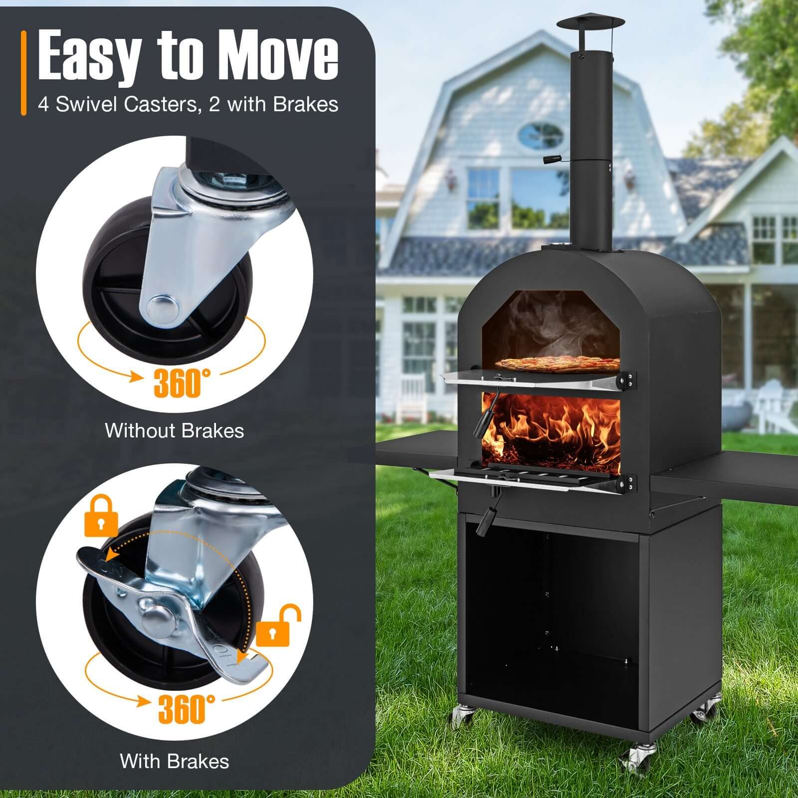 Outdoor Pizza Oven with Accessoriesr 