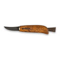 Roselli R115LC Mushroom Knife with Brush, Carbon Steel, Leather Cord - Wine Drop Cookery LLC